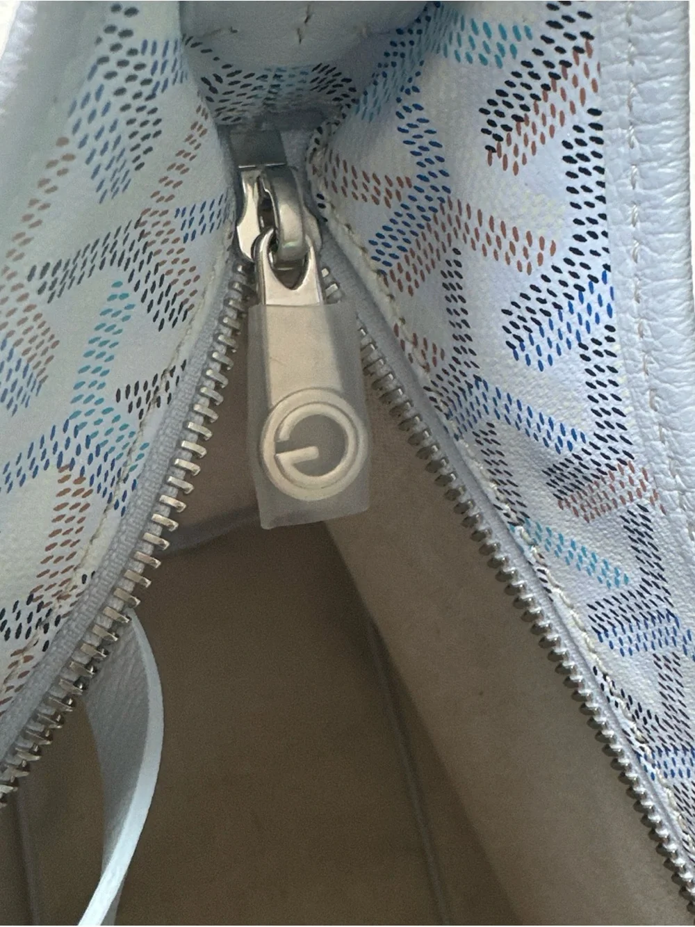 Goyard Limited Edition Polar Blue Hobo Bag with Matching Pouch